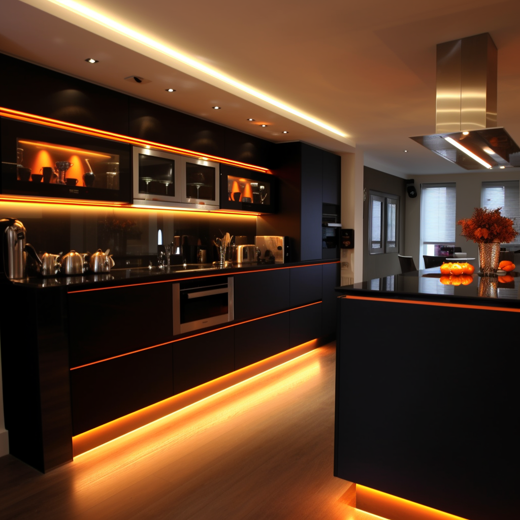 Arch_Black_Kitchen_with_Orange_led_lights_3564a7d1 358d 44a3 98e2 677af931d418